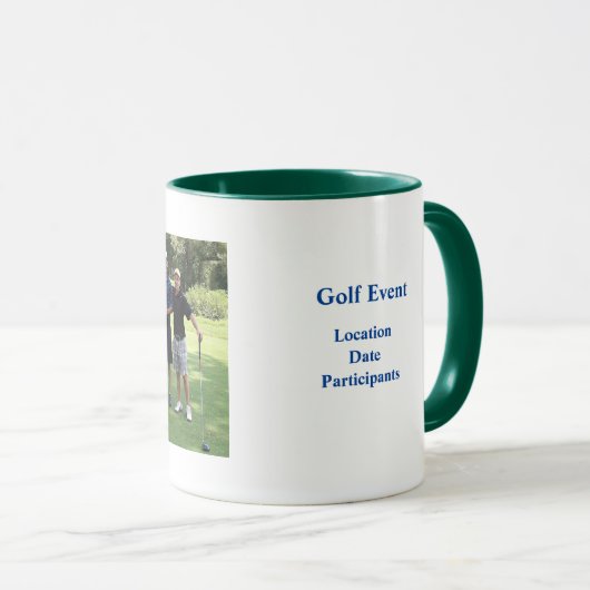 Mok ter herdenking van Golf Event (Voorkant rechts)