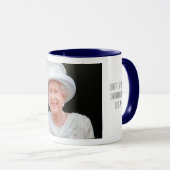 Mok ter herdenking van koningin Elizabeth Diamond  (Voorkant rechts)