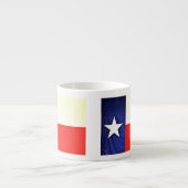Mok Texas Flag Espresso (Voorkant)