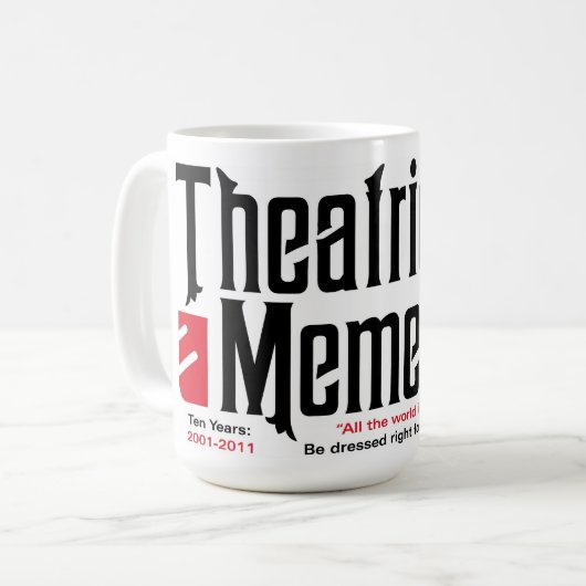 Mok theatrical Mementos Coffee (Voorkant links)