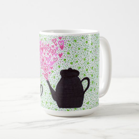 Mok - Thee en harten (Voorkant rechts)