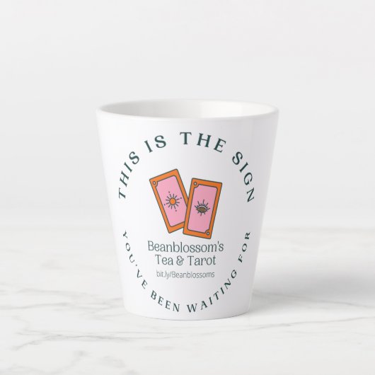 Mok thee en Tarot-latte (Voorkant)