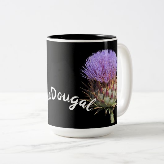 Mok - Thistles met naam (Voorkant rechts)