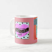 MOK-THRE IS EEN FIJNE LIJN TUSSEN CRAZY EN KOFFIEMOK (Voorkant links)