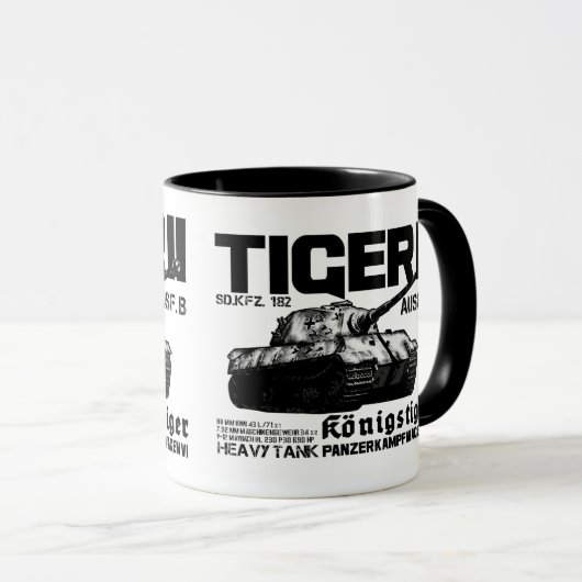 Mok tijger II (Voorkant rechts)