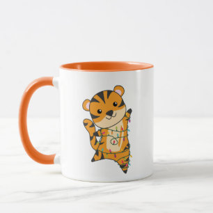 Mok tijger kerstwinter winterdieren tijger