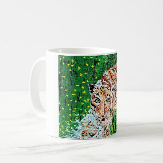 Mok/tijger Koffiemok (Voorkant links)