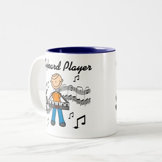 Mok toetsenbordspeler (Voorkant links)