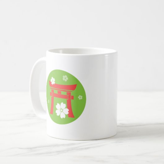 Mok Torii (rood en groen) (Voorkant links)