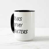 Mok tranen van mijn tekens (Voorkant links)