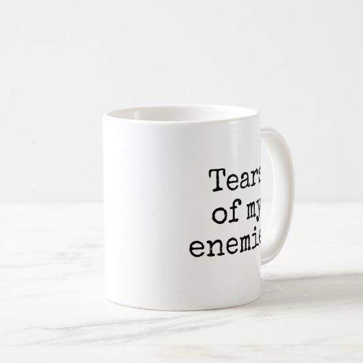 mok "tranen van mijn vijanden" (Voorkant rechts)