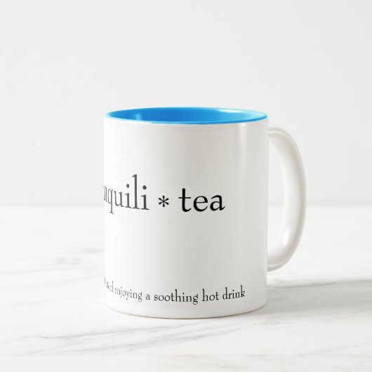 mok "tranquili*tea" (Voorkant rechts)