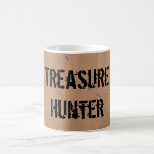 Mok: Treasure Hunter. MDetining en geocaching Koffiemok