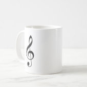 Mok Treble Clef Coffee (Voorkant links)