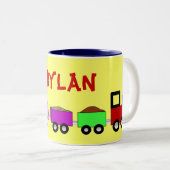 Mok trein - gepersonaliseerd (Voorkant rechts)