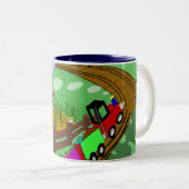 Mok trein - gepersonaliseerd (Voorkant rechts)