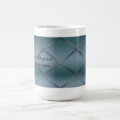 Mok - Trellis Pattern Blue Background (Center)