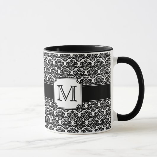 Mok Trendy Monogrammed Damask (Rechts)