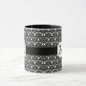 Mok Trendy Monogrammed Damask (Midden)