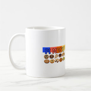 Mok trendy Pi-menu koffiemok – Humor over wiskunde