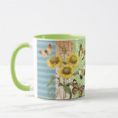 Mok Trendy Sunflower en Butterflies (Links)