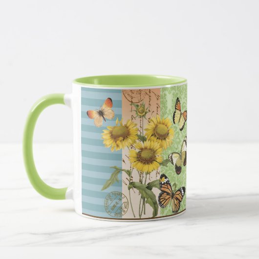 Mok Trendy Sunflower en Butterflies (Links)