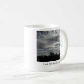 Mok-troebel luchtruim boven Templeton CA Koffiemok (Voorkant rechts)