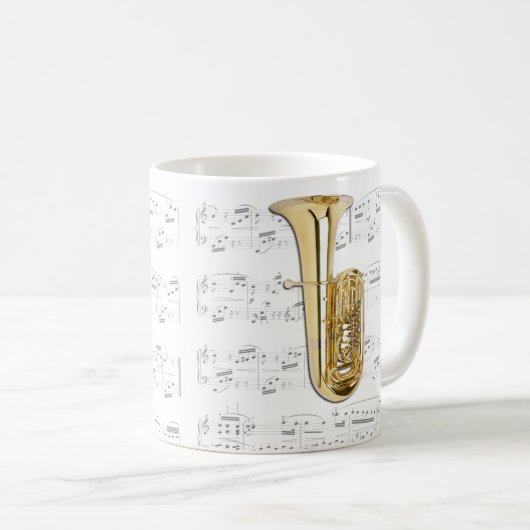 Mok - Tuba met tapemuziek (Voorkant rechts)