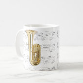 Mok - Tuba met tapemuziek (Voorkant links)