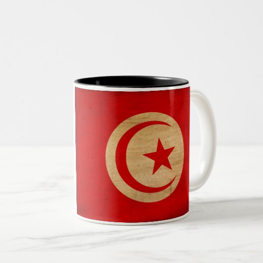 Mok Tunesische vlag (Voorkant rechts)