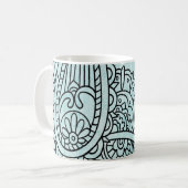 Mok Turquoise Mehndi Motif (Voorkant links)