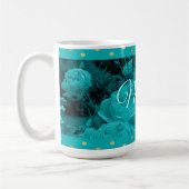 Mok Turquoise Roos Moederdag (Links)