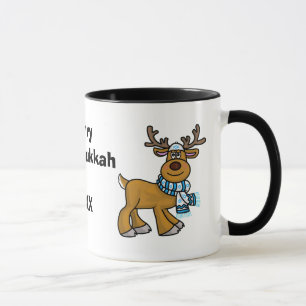 Mok tussen Jew en Gentile Reindeer Chrismukkah