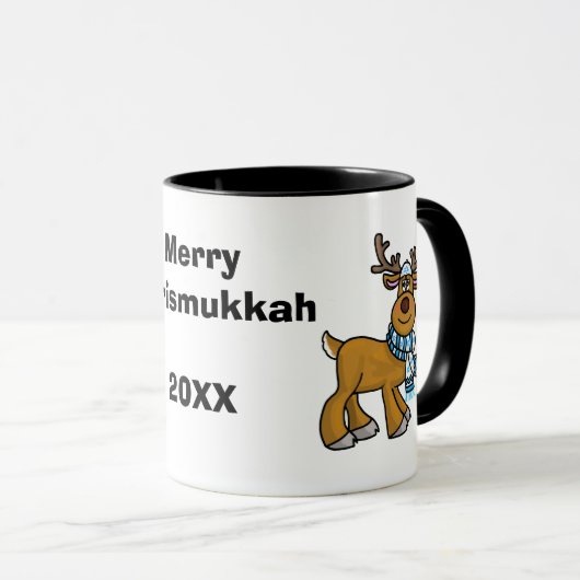 Mok tussen Jew en Gentile Reindeer Chrismukkah (Voorkant rechts)