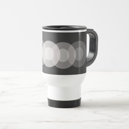 Mok - Twee concentrische cirkels herhaald (Voorkant rechts)