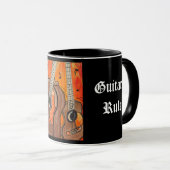 Mok twee gitaren (Voorkant rechts)