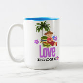 Mok Twee-Tone Mok Liefde boeken (Links)