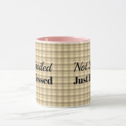 Mok-Twee Tone-Tan Pset-Not Spoiled Just Blessed Mok (Midden)