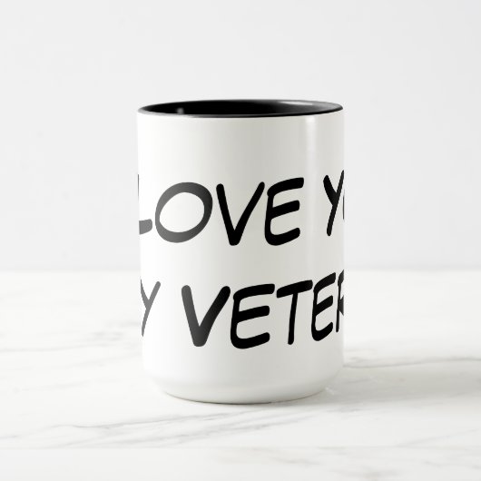 mok, twee tonen, speciaal, tekst, zwart handvat, b mok (Midden)