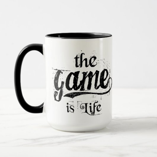 mok twee toon met logo naar buiten gericht (Links)