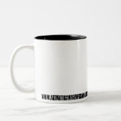  mok! tweekleurige koffiemok (Links)