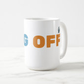 Mok Uit - Brute Grappige Koffieliefhebber Design (Voorkant rechts)