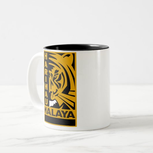 Mok: Ultras Malaya Tweekleurige Koffiemok (Voorkant links)