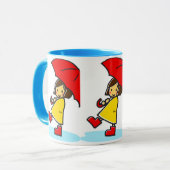 Mok Umbrella Girl (Voorkant links)