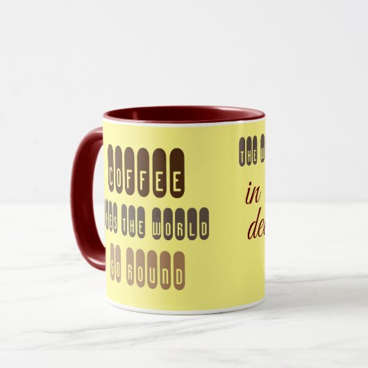 mok "Uw zedendelinge lift" Combo Coffee (Voorkant links)