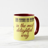 mok "Uw zedendelinge lift" Combo Coffee (Voorkant rechts)