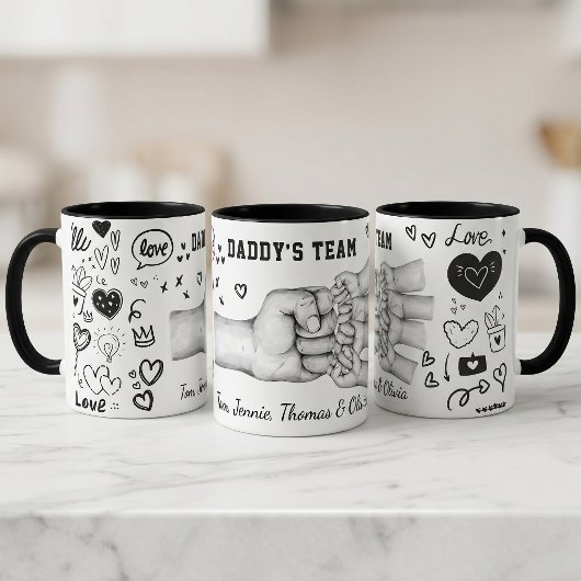 Mok Vader Vaderdag Cadeau Aangepaste Naam Baby