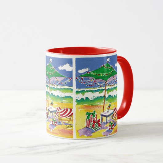 Mok vakantiestrand (Voorkant rechts)