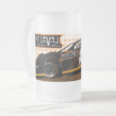 Mok van 16 oz bevroren glas (Voorkant links)