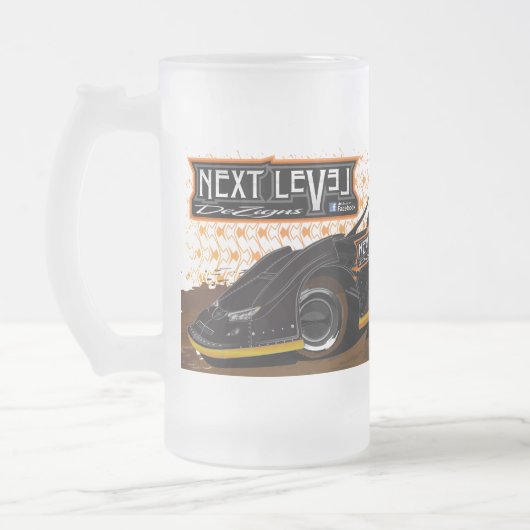 Mok van 16 oz bevroren glas (Links)